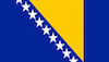 Fußball WM 2014 Bosnien-Herzegowina Flagge