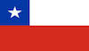 Flagge von WM 2014 Teilnehmer Chile