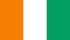 Fußball WM 2014 Elfenbeinküste Flagge