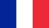 Flagge von WM 2014 Titelkandidat Frankreich
