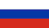 Flagge WM 2018 Mannschaft Russland