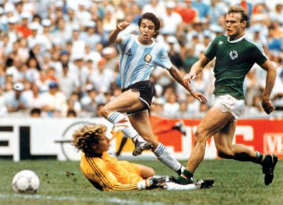 Deutschland verliert im Finale der Weltmeisteschaft 1986 gegen Argentinien