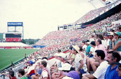 Die Stadien der Weltmeisterschaft 1994 waren immer gut besucht