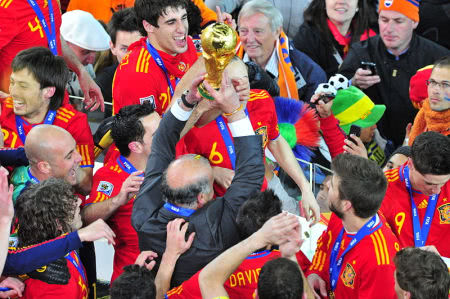 Spanien gewinnt Weltmeisterschaft 2010 in Südafrika