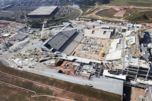 WM Stadion in Sao Paulo befindet sich noch in Bau