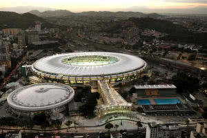 WM 2014 Maracana Stadion in Rio de Janeiro