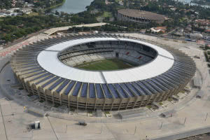 Die WM Arena Mineirao in Belo Horizonte
