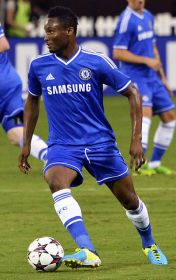 John Obi Mikel im Dress des FC Chelsea