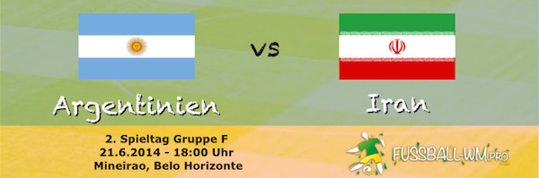 Argentinien gegen Iran am zweiten Spieltag der Gruppe F 