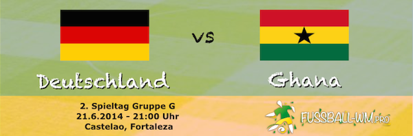 Deutschland trifft bei der WM 2014 in der Gruppenphase auf Ghana