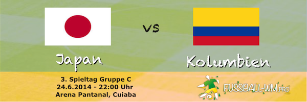 Japan vs Kolumbien WM 2014