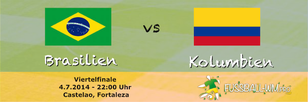 Vorschau Brasilien Kolumbien WM Viertelfinale
