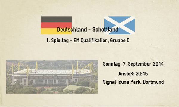 Deutschland Schottland Wett-Tipp