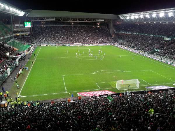 Das EM Stadion Geoffroy Guichard hat eine Kapazität von 41.500