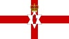 EM Mannschaft Nordirland Flagge