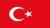 Flagge EM Team Türkei