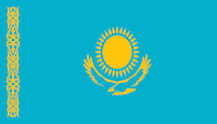 Kasachstan Flagge