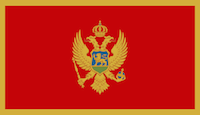 Fahne Montenegro