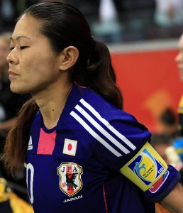 Japans Rekordspielerin Homare Sawa