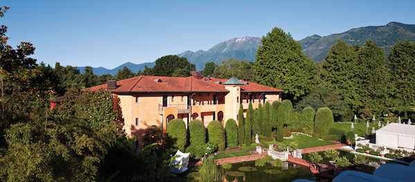 Schweiz, Tessin, Ascona, Hotel Il Giardino, Casa Rosa