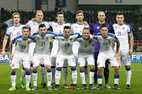 Nationalteam Slowakei Mannschaftsfoto