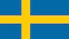 Fussball EM Teilnehmer Schweden Fahne