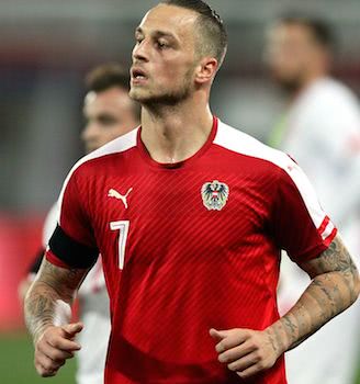 Marko Arnautovic im Österreich Trikot