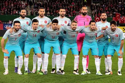 Türkische Nationalmannschaft Teamfoto