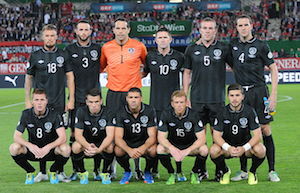 Irlands Nationalteam Foto