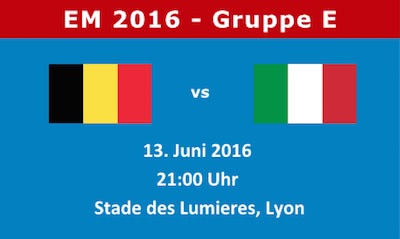 Belgien - Italien EM 2016