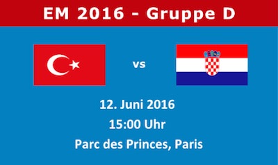 Vorschau EM 2016 Türkei Kroatien