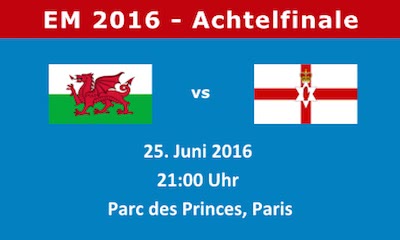 Wales Nordirland Euro 2016 Achtelfinale mit Quoten