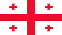 Georgien Flagge