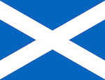 Schottland Flagge