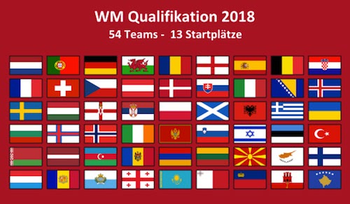 WM-Qualifikation 2018 - Infos, Gruppen, Ergebnisse & mehr