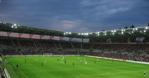 Schweiz - Lettland WM Quali 2018 Spielort Stade de Geneve in Genf