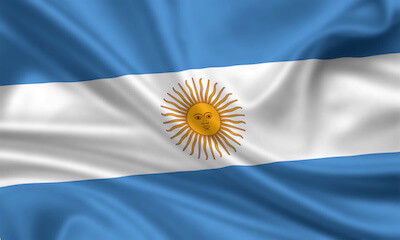 Argentinien bei der WM 2018 - Flagge