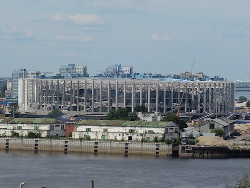 Nischni-Nowgorod-Stadion bei der Fußball WM 2018