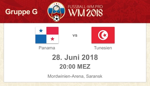 Panama gegen Tunesien Vorschau WM 2018