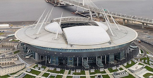 EM 2020 Spielort in St. Petersburg: Krestowski Stadion