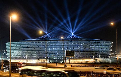 Spielort der EURO 2020: Nationalstadion Baku in Aserbaidschan