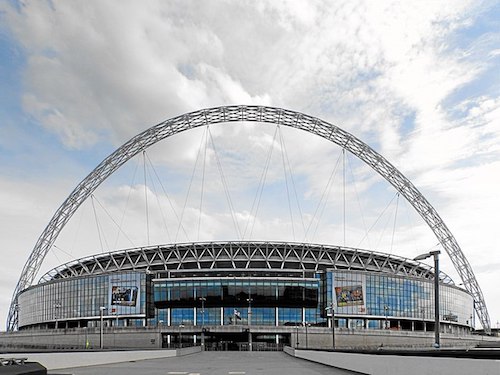 Spielort der EM 2021: Wembley Stadion in London
