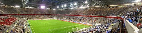 Die Merkur Spiel-Arena am EURO 2024 Spielort Düsseldorf