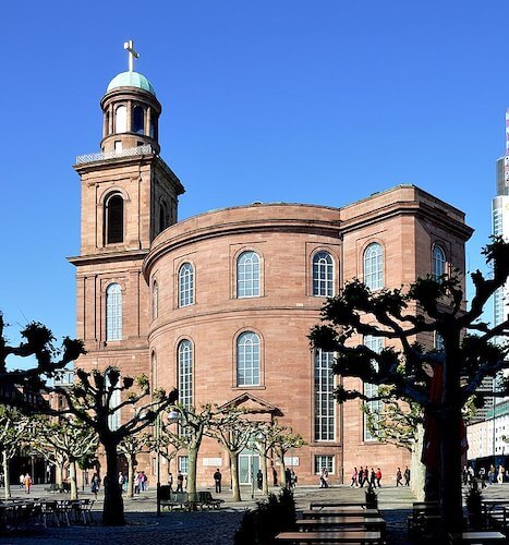 Die Pauslkirche in Frankfurt am Main