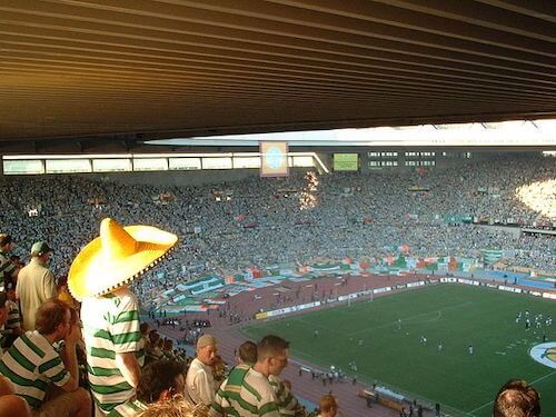 Finale vom UEFA Pokal 2002/2003 im Olympiastadion von Sevilla