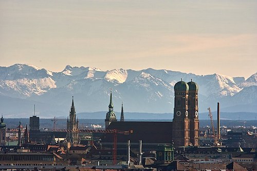 Panorama von München