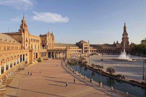 Der Plaza de España in Sevilla