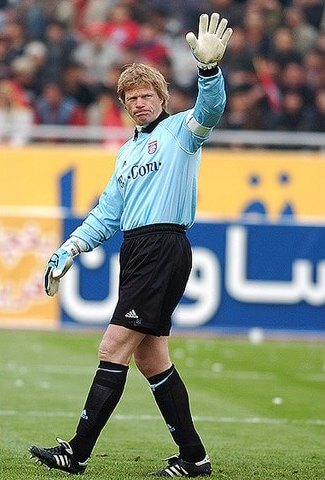 Oliver Kahn ist eine von vielen Fußball-Legenden bei WM und EM aus Deutschland