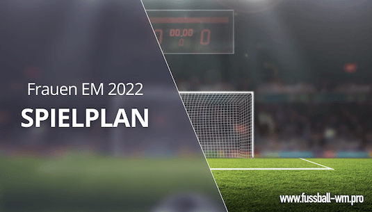 Spielplan der Frauen-EURO 2021