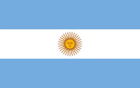 Flagge von Argentinien